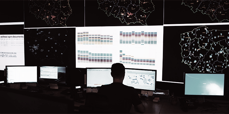 Supervision of the network and telecommunications infrastructure